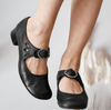 Dames schoenen - Handgemaakte Retro Schoenen met Ronde Neus & Moderne Comfort - Zwart - 36 - Zarandi Amsterdam