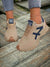 Women's shoes - Hardloopschoenen voor dames met ondersteunende dempende zool - Beige - 35 - Zarandi Amsterdam