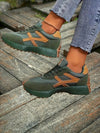Women's shoes - Hardloopschoenen voor dames met ondersteunende dempende zool - Groente - 35 - Zarandi Amsterdam