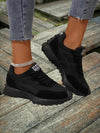 Women's shoes - Hardloopschoenen voor dames met ondersteunende dempende zool - Zwart - 35 - Zarandi Amsterdam