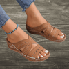 Casual Summer Wear - Heidi | Orthopedische sandalen dames met ademend ontwerp en extra brede hielzool - Bruin - 36 - Zarandi Amsterdam
