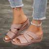 Casual Summer Wear - Heidi | Orthopedische sandalen dames met ademend ontwerp en extra brede hielzool - Roze - 36 - Zarandi Amsterdam