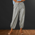 Pants - Heloisa | Dames Casual Broek – Lichtgewicht, Comfortabel en Ideaal voor Warme Dagen - Lichtgrijs - S - Zarandi Amsterdam
