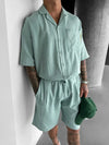 Heren Zomer Set - Marko | Heren Zomer Set - Groen - S - Zarandi Amsterdam
