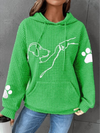 Hoodie met hondenprint voor dames | Lange mouwen 1
