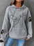 Hoodie met hondenprint voor dames | Lange mouwen 2
