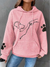 Hoodie met hondenprint voor dames | Lange mouwen 3