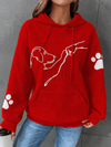 Hoodie met hondenprint voor dames | Lange mouwen 5