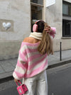 ModeParisienne® Evana | Maglione a righe lavorato a maglia