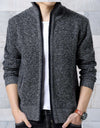 Jorose - Gilet casual con collo alto, tasche e chiusura lampo