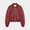 ModeParisienne® Salina - Overgrote Rood Jas met Contraststiksels | Trendy & Comfortabele Buitenkleding