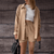 Dames Sets - Jassmine | Comfortabele 2 - delige dames set van ademende stof voor warm weer, mouwloos, losse pasvorm - Beige - S - Zarandi Amsterdam