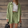 Dames Sets - Jassmine | Comfortabele 2 - delige dames set van ademende stof voor warm weer, mouwloos, losse pasvorm - Lichtgroen - S - Zarandi Amsterdam