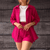 Dames Sets - Jassmine | Comfortabele 2 - delige dames set van ademende stof voor warm weer, mouwloos, losse pasvorm - Roze - S - Zarandi Amsterdam