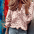 Summer Trend Outfits - Jaya | Stijlvol Blouse dames met ruches en ballonmouwen van zachte ademende stof - Roze - S - Zarandi Amsterdam