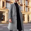 Lutz - Klassieke Lange Wollen Mantel | Tijdloze Herfst- & Winterstijl voor Mannen