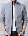 Jorose - Gilet casual con collo alto, tasche e chiusura lampo