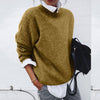 Women's Sweater - Kasjmiertrui voor dames | Klassiek silhouet - Khaki - S - Zarandi Amsterdam