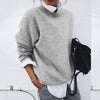 Women's Sweater - Kasjmiertrui voor dames | Klassiek silhouet - Grijs - S - Zarandi Amsterdam