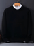 Men's Sweater - Kasjmiertrui voor heren | Lichtgewicht, normale pasvorm - Zwart - M - Zarandi Amsterdam