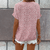 Summer Trend Outfits - Kelara | Chique bloemen blouse van ademend materiaal met losse pasvorm en korte mouwen - S - Zarandi Amsterdam