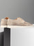 Men's Shoes - Klassieke leren herenschoenen met zachte binnenzool en rubberen zool - Khaki - 36 - Zarandi Amsterdam
