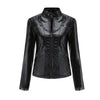 Jacket - Klassieke leren jas voor dames | Tijdloze pasvorm - Zwart - S - Zarandi Amsterdam
