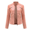 Jacket - Klassieke leren jas voor dames | Tijdloze pasvorm - Roze - S - Zarandi Amsterdam