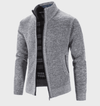 Klay - Giacca slim fit semplice con collo e zip per uomo