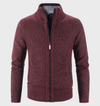 Klay - Giacca slim fit semplice con collo e zip per uomo