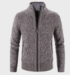 Klay - Giacca slim fit semplice con collo e zip per uomo