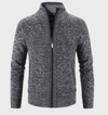 Klay - Giacca slim fit semplice con collo e zip per uomo