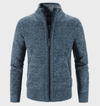 Klay - Giacca slim fit semplice con collo e zip per uomo