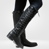 Winter Boots - Kniehoge laarzen voor dames | Premium leer, antislipzool | Winter - Zwart - 35 - Zarandi Amsterdam