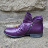 Winter Boots - Kunstleren laarzen voor dames | Ritssluiting - Paars - 35 - Zarandi Amsterdam