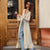 Sweaters en Cardigans - Dames Lange Cardigan | Boho Losse Pasvorm Design - Beige - S - Zarandi Amsterdam