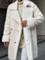 Winter Coat - Lange Polar Fleece Jas voor Dames | Winter Essential - Beige - S - Zarandi Amsterdam