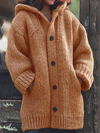 Lange cardigan voor dames, met capuchon | Lange lengte 5