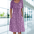 Dresses - Laverna | Vakantie Jurk met Ronde Hals – Stijlvol en Casual voor Warme Dagen - Paars - S - Zarandi Amsterdam