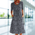 Dresses - Laverna | Vakantie Jurk met Ronde Hals – Stijlvol en Casual voor Warme Dagen - Zwart - S - Zarandi Amsterdam