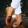 Leren Slippers voor Dames – Orthopedisch Design met Gepolsterde Zool en Elegante Look | Bruin
