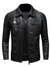 Leren bikerjack voor heren | Comfortabele pasvorm 0