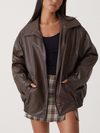 Leren jas dames | Oversized pasvorm | Winter 0