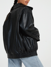 Leren jas dames | Oversized pasvorm | Winter 2