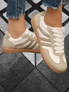 Women's shoes - Kanten sneakers voor dames met boogsteun voor de hele dag wandelcomfort - Beige - 36 - Zarandi Amsterdam