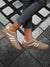 Women's shoes - Kanten sneakers voor dames met boogsteun voor de hele dag wandelcomfort - Khaki - 36 - Zarandi Amsterdam