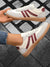 Women's shoes - Kanten sneakers voor dames met boogsteun voor de hele dag wandelcomfort - Wijn rood - 36 - Zarandi Amsterdam
