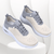 Sneakers - Lichtgewicht Slip - On Sneakers – Ademende en Flexibele Dames Schoenen - Grijs - 36 - Zarandi Amsterdam