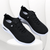 Sneakers - Lichtgewicht Slip - On Sneakers – Ademende en Flexibele Dames Schoenen - Zwart - 36 - Zarandi Amsterdam