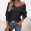 Sweaters - Lichtgewicht breisel - Elegante V - hals trui met tijdloze allure en comfortabel - Wit - S - Zarandi Amsterdam